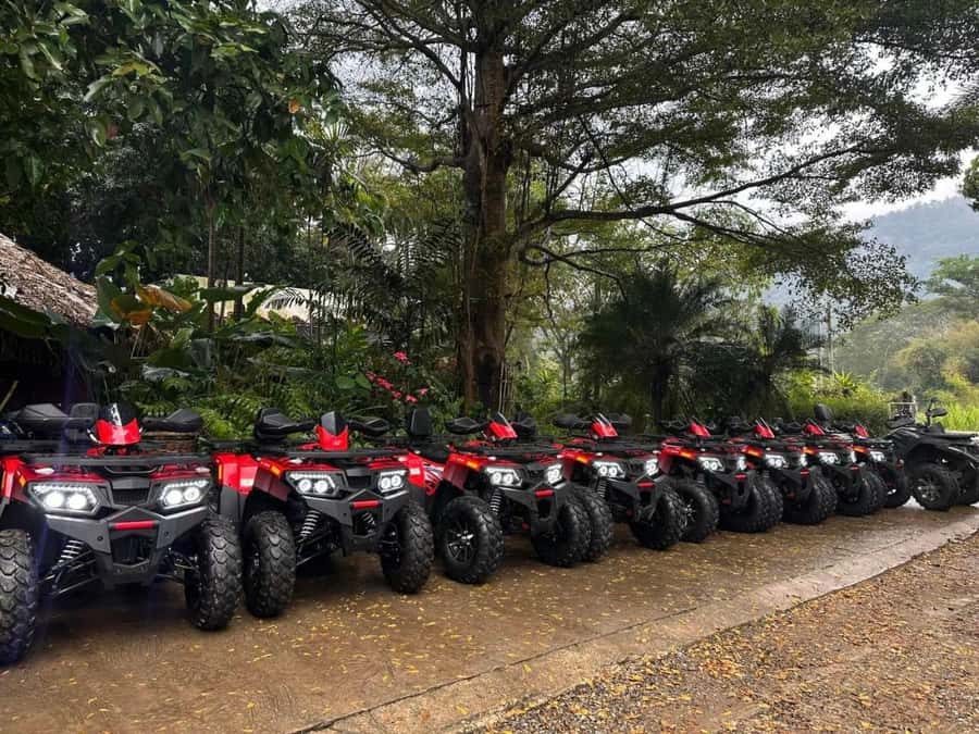 Chiang Mai: ATV, White Water Raft, & Sticky Waterfall Tour - Transport, group size, and the real pace