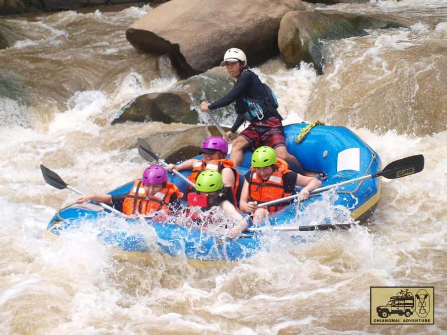 Chiang Mai: ATV, White Water Raft, & Sticky Waterfall Tour - Who will enjoy this day most?