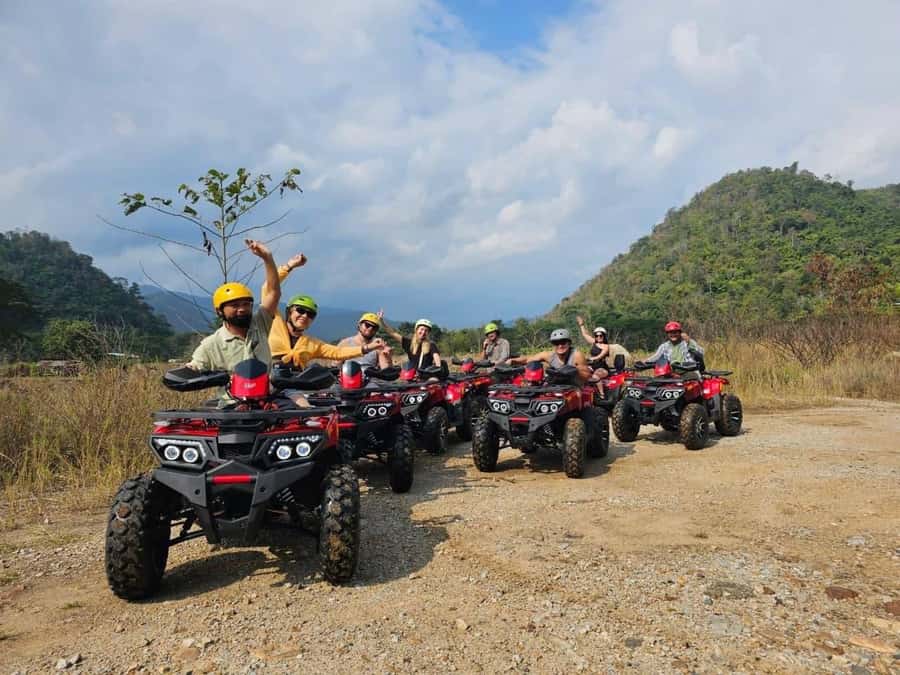 Chiang Mai: ATV, White Water Raft, & Sticky Waterfall Tour - Morning pickup and the ride north