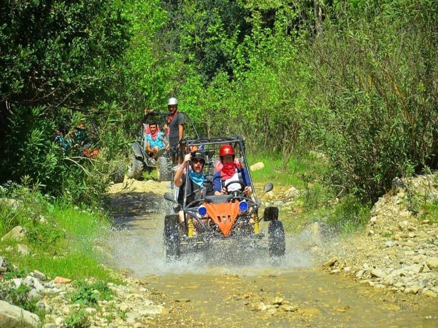 City of Belek/Side: Buggy Safari Adventure + Transfer - One and a half hours across trails, streams, and hills