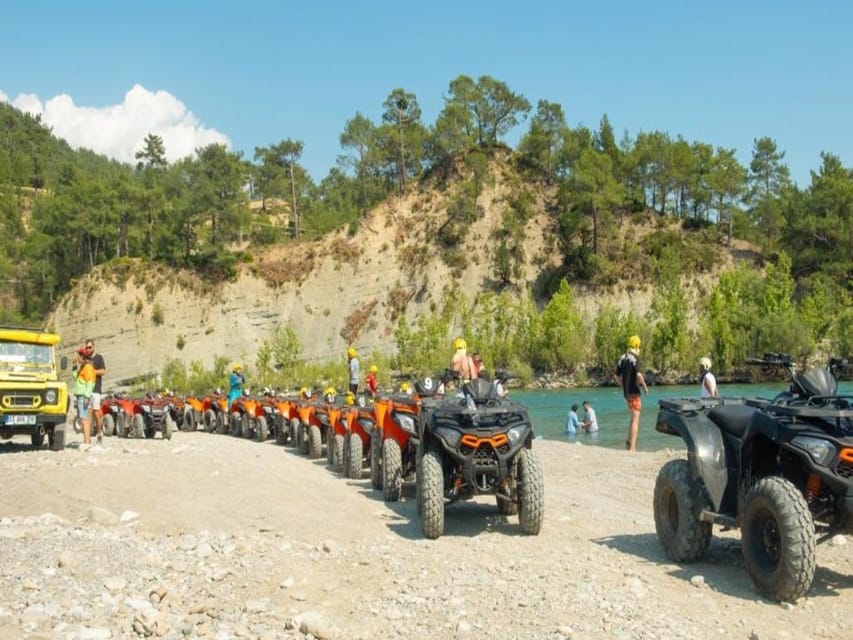 City of Belek/Side: Quad Safari Adventure + Transfer - Ninety minutes on quads, dust, and streams