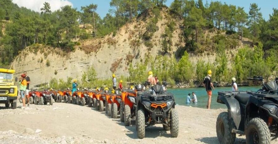City of Belek/Side: Quad Safari Adventure + Transfer - Bozyaka brings the action