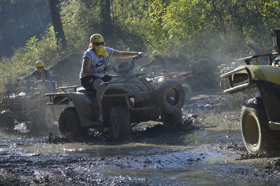 City of Side: Quad Bike Safari in the Taurus Mountains - Following the guide into the Taurus Mountains