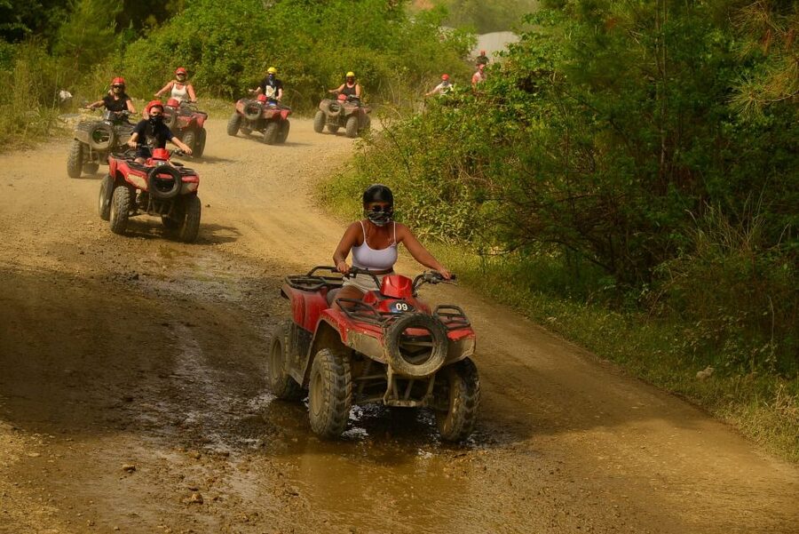 City of Side: Quad Safari Experience with Hotel Transfers - The first 10 kilometers near the Manavgat River