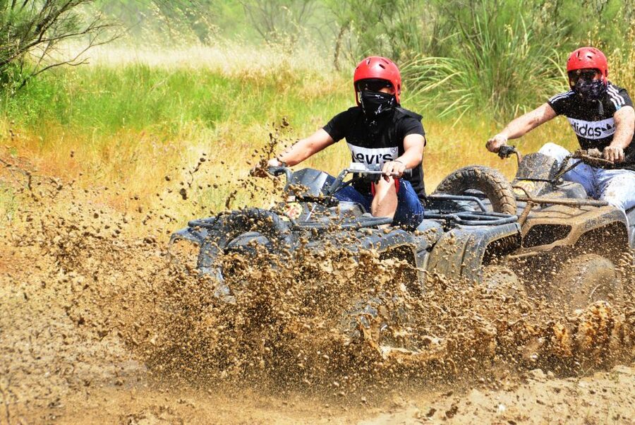 City of Side: Quad Safari Tour - The second 10 km: faster riding and more dust