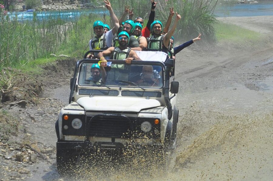 City of Side: Rafting, Zipline, Jeep, Buggy and Quad Combo - Riverside lunch after the action