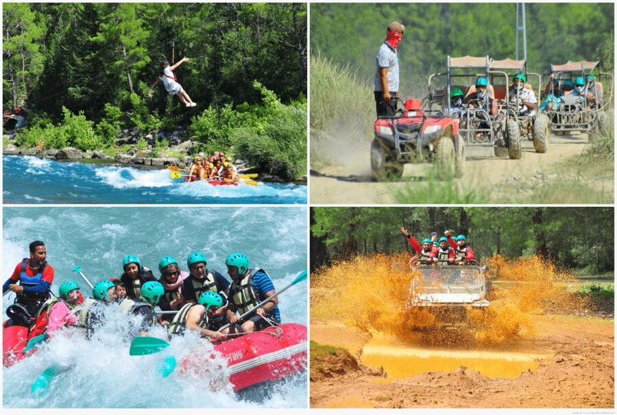 City of Side: Rafting, Zipline, Jeep, Buggy and Quad Combo - Guides, languages, and group atmosphere