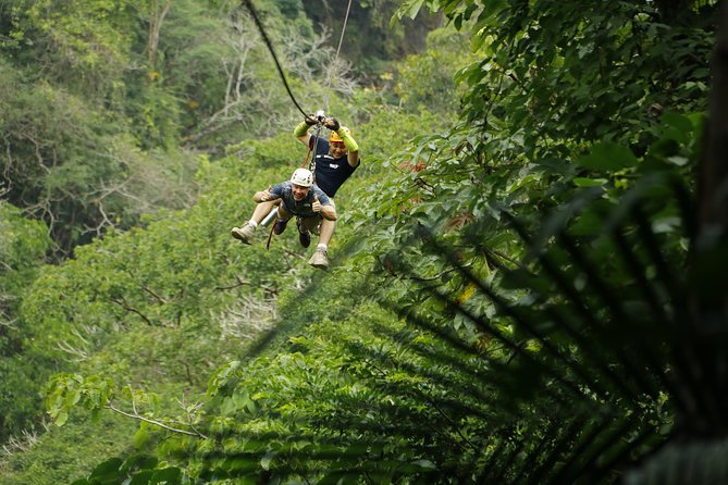 Combo ATV + Zipline R.R - Ziplining above the river