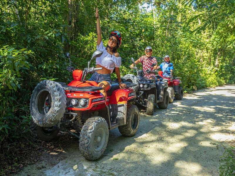 cozumel: ATV adventure with caverns, ruins with transfer - Jade Cavern and the cenote stop