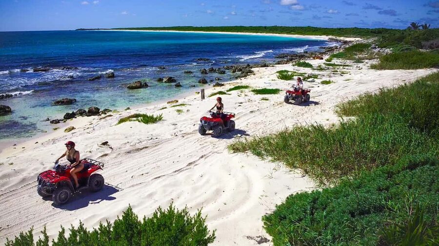 Cozumel: ATV Seashore Adventure & Mayan Cenote Experience - The traditional village and tequila tasting