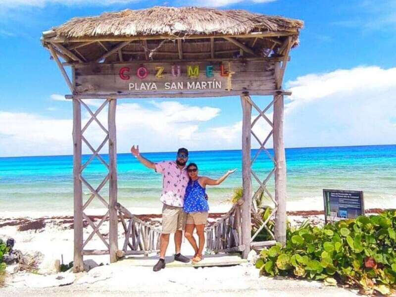 Cozumel: Classic Jeep or Buggy Island Tour to Punta Sur - Snorkeling from shore at Punta Sur Beach