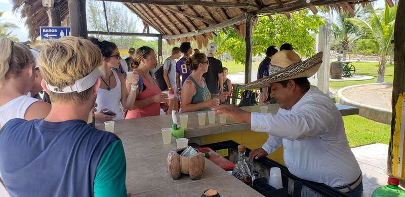 Cozumel: Private Buggy Tour with Lunch & Snorkeling - Tequila tasting and a short lesson in local production