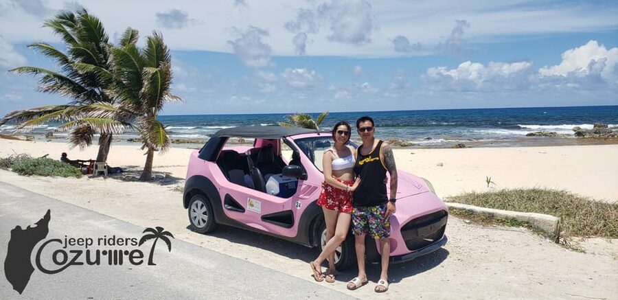 Cozumel: Private Buggy Tour with Lunch & Snorkeling - Tortugas Beach Club: lunch, water time, and a chair by the sea