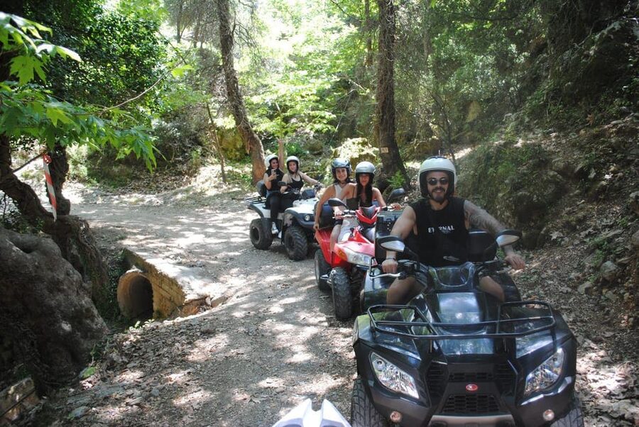 Crete: Off-Road Quad Safari Evening Tour with Hotel Transfer - Getting comfortable on the base quad