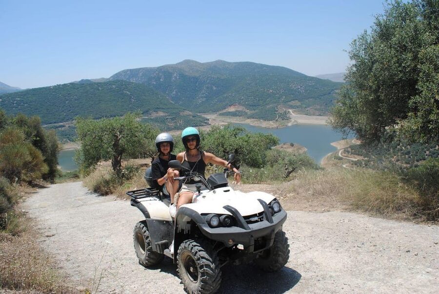 Crete: Off-Road Quad Safari Evening Tour with Hotel Transfer - Potamos Beach and the Malia coast