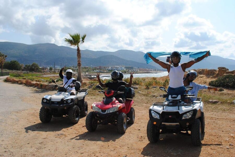 Crete: Off-Road Quad Safari Evening Tour with Hotel Transfer - Prophet Elias Chapel and the final view