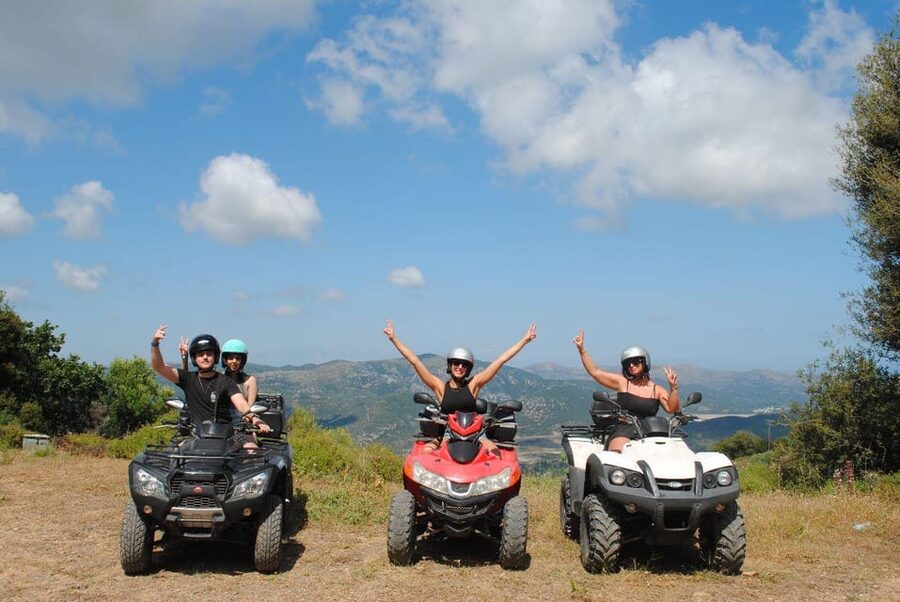 Crete: Off-Road Quad Safari Evening Tour with Hotel Transfer - Pickup from the north coast