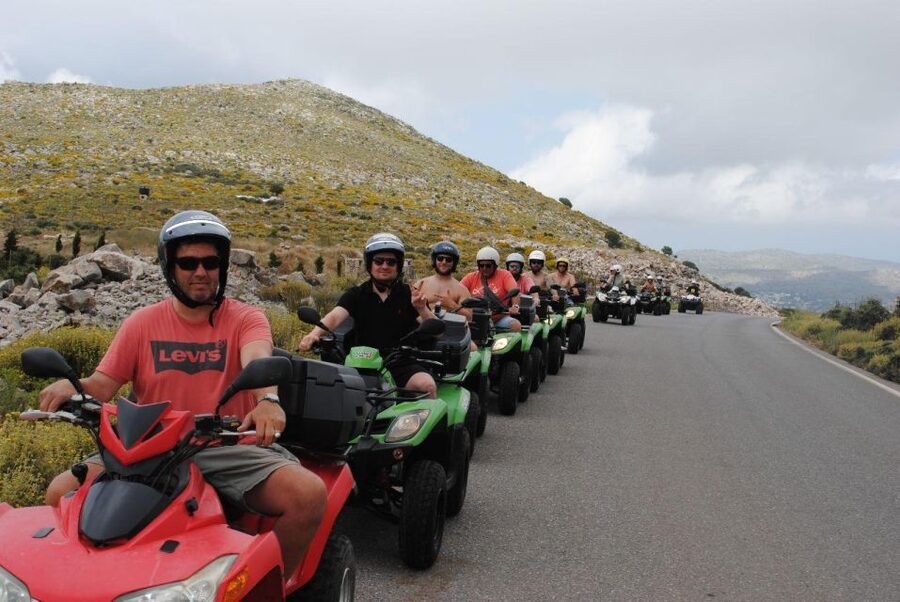 Crete: Quad Off-Road Tour to Villages with Hotel Transfers - Mochos, Potamos Beach, and the return to Malia