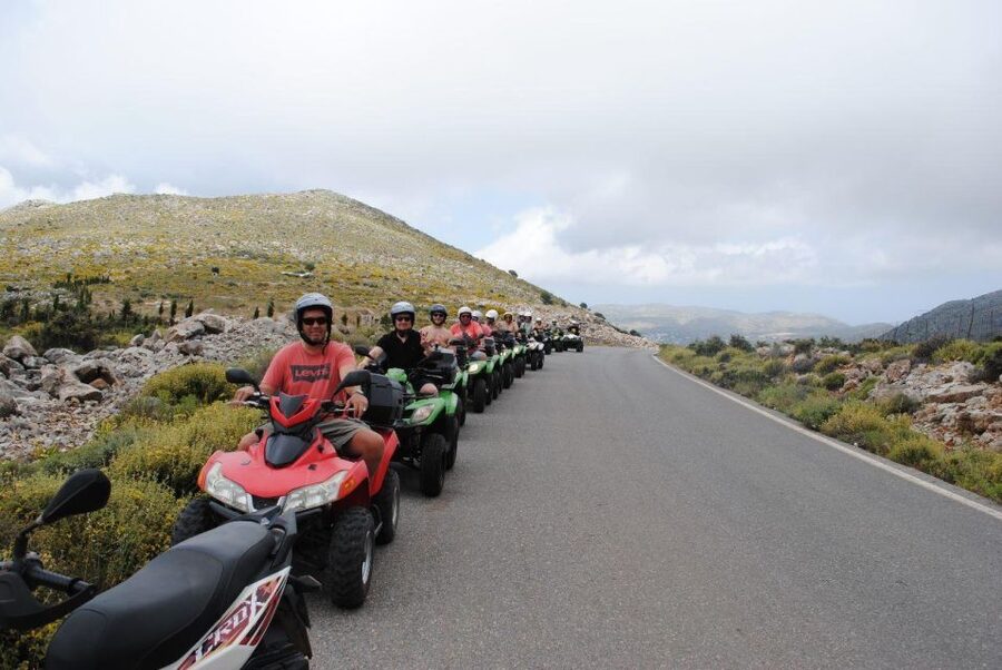 Crete: Quad Off-Road Tour to Villages with Hotel Transfers - The taverna stop and what lunch really means