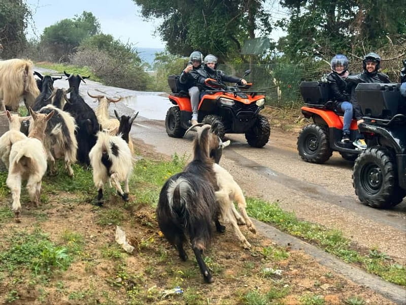 Crete: Quad Safari with Traditional Hidden Villages & Nature - Starting at Agia Pelagia: instruction before action