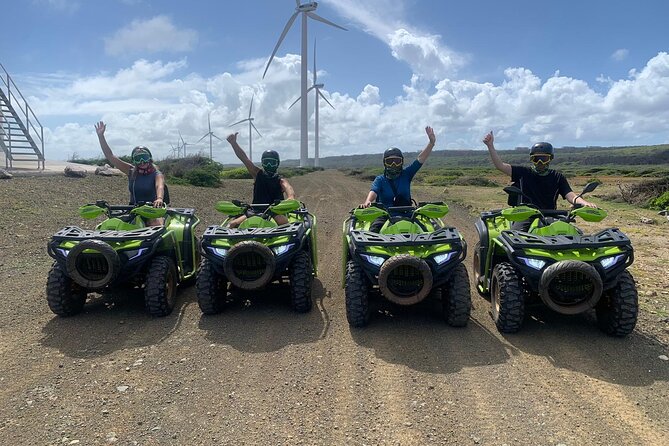 Curacao Atv tour West Adventure - Kokomo Beach and the 45-minute swim