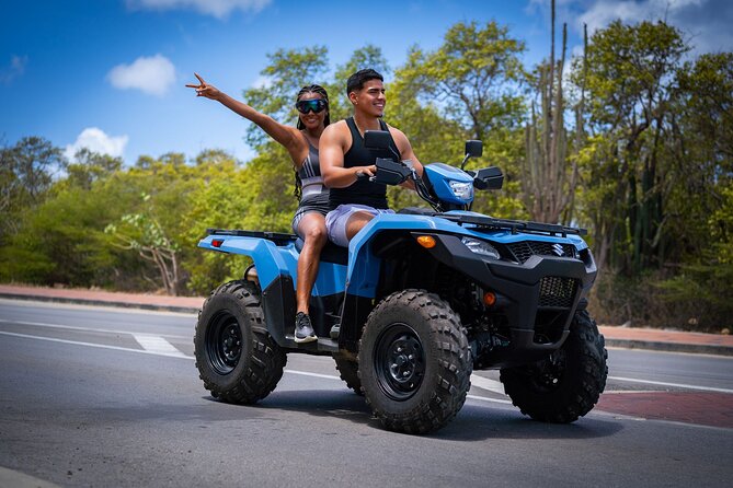 Curaçao ATV Westpoint beach hopping & off-road adventure - Boka Tabla, where waves crash into a cave