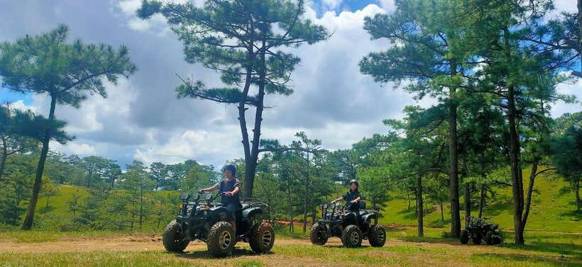 Dalat: 1- or 2-Hour Sightseeing ATV Adventure - Leaving Dalat for the Ankroet hills