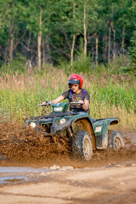 Denali National Park: Wilderness ATV Adventure - Learning the controls before the trail begins