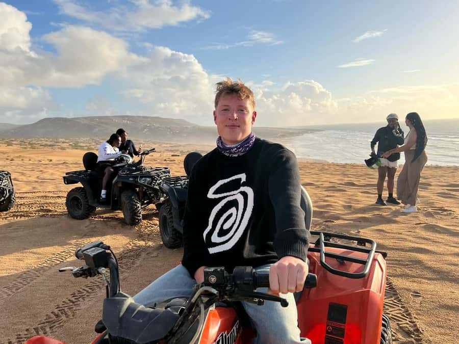 Desert & Beach Quad Adventure With Camel Ride - Riding through Takte’s desert and coastal scenery
