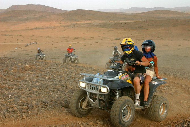 Desert D'Agafay Package - Quad, Dromedary and Dinner Show - Transport, group size, and the late return