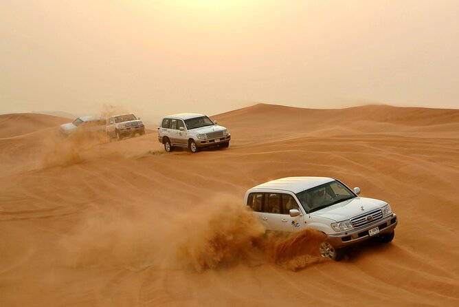 Desert Safari Experience with Dune Bashing and Dinner in Dubai - The 4x4 ride across the Arabian desert
