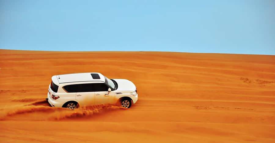 Desert Safari - Private 4WD car - A Private Start From Dubai
