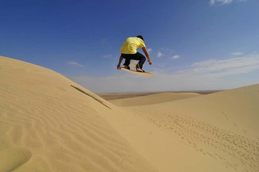 Desert Safari, Quad Bike, Camel Ride, Falcon & Sandboarding - What the $52 price really covers