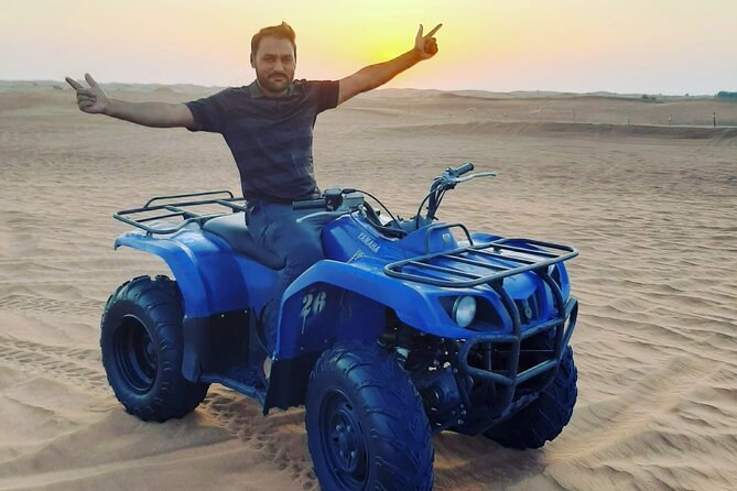Desert Safari, Quad Biking, Sand Surfing and BBQ Dinner In Dubai - Camel riding at the traditional camp