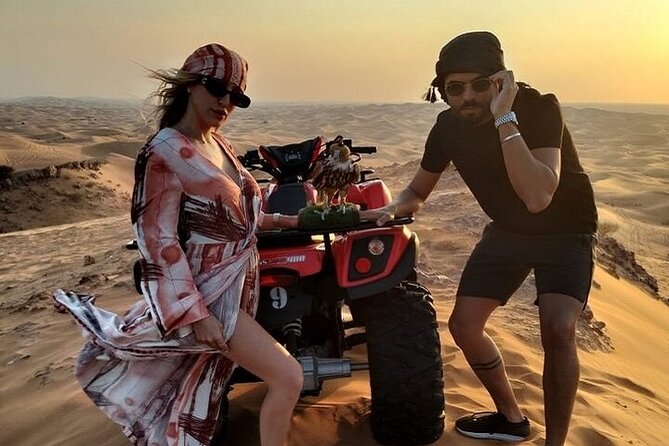 Desert Safari With BBQ Dinner, Quad Ride And And Sand-boarding - Reaching the premium desert camp in Al Awir