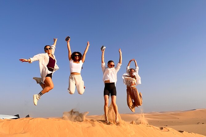 Desert Safari with Dune Bashing and Camel Ride plus Sand Boarding - Key points at a glance