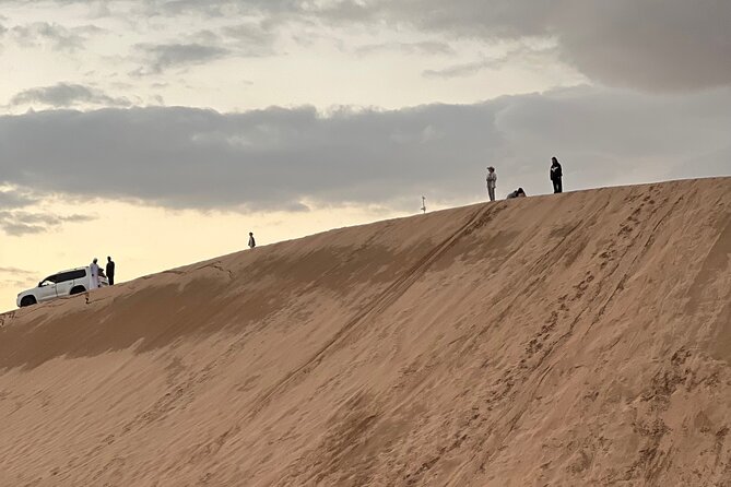 Desert Safari with Dune Bashing and Camel Ride plus Sand Boarding - The guide can shape the whole outing