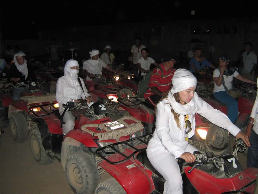 Desert Sunset Quad Bike ATV for 50Km, Oriental Show, Dinner, - How much time should you allow?