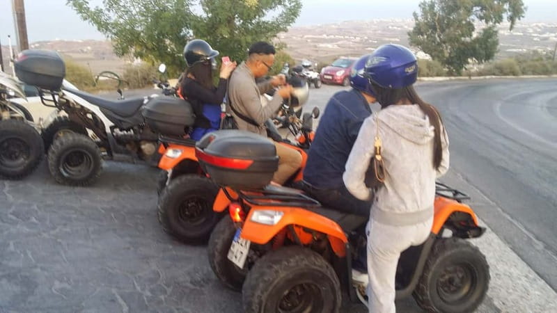 Discover Santorini on Quadbike Available with pick up! - Choosing between the quad and the buggy