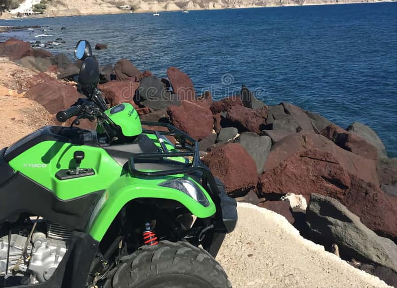 Discover Santorini on Quadbike Available with pick up! - What the driving feels like after a few hours