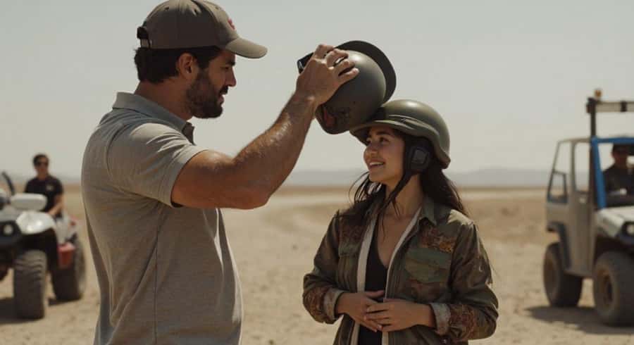 Doha Adventure Quad Bike Safari, Camel Ride & Refreshments - Starting with the quad bike briefing