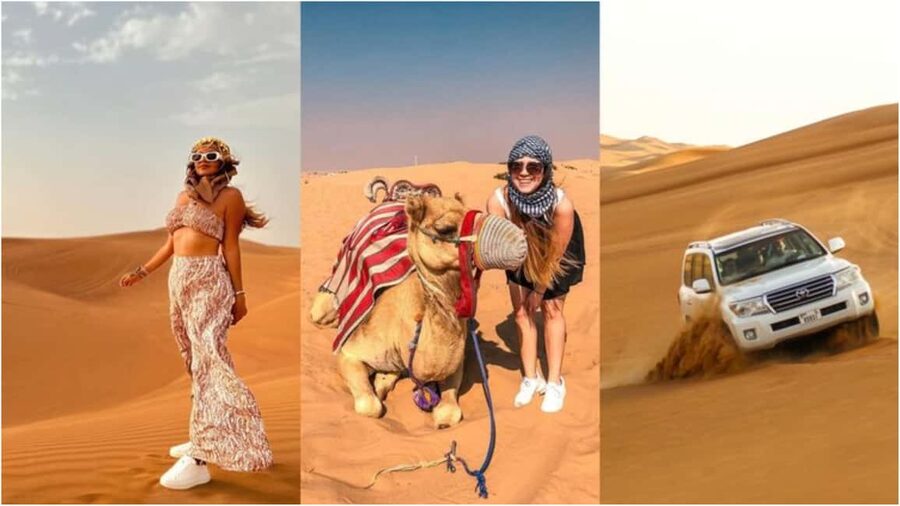 Doha:ATV,Quad or Buggy Dune Bashing,CamelRide & Sandboarding - The Inland Sea makes this more than a standard desert ride