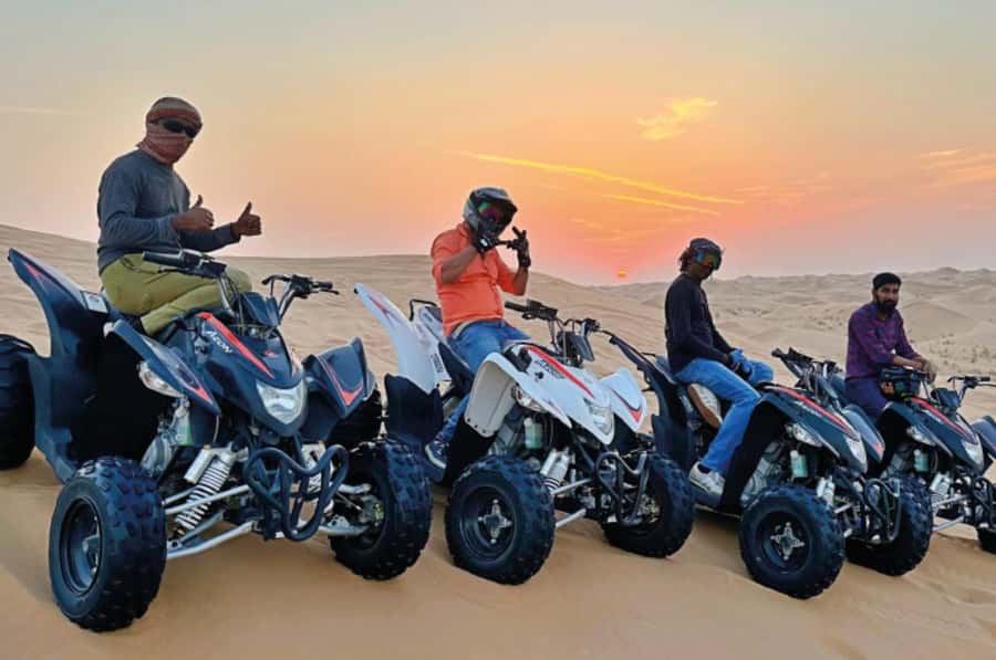 Doha: Desert All Activities ATV Quad Bike, Dune Bashing - Leaving Doha for Sealine