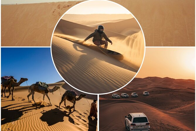 Doha Desert Safari Dune Bashing Camel Ride Sandboarding - Dune bashing, sandboarding, and the best photo stops