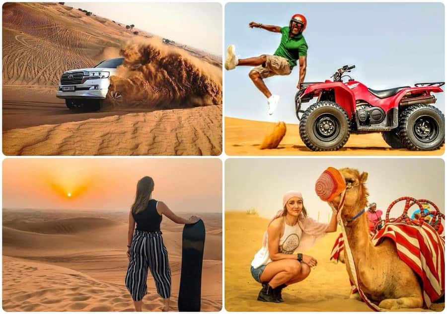 Doha: Desert Safari, Quad Bike, Camel Ride & Inland Sea Tour - The 45-minute ride out from Doha