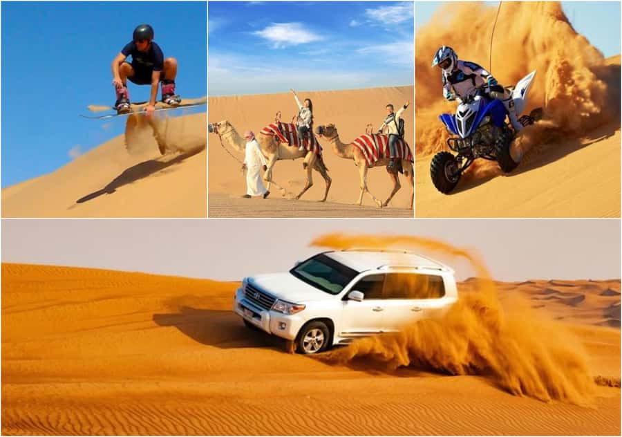Doha: Desert Safari, Quad Biking, Sand Boarding & Camel Ride - The Inland Sea near the Saudi Arabian border