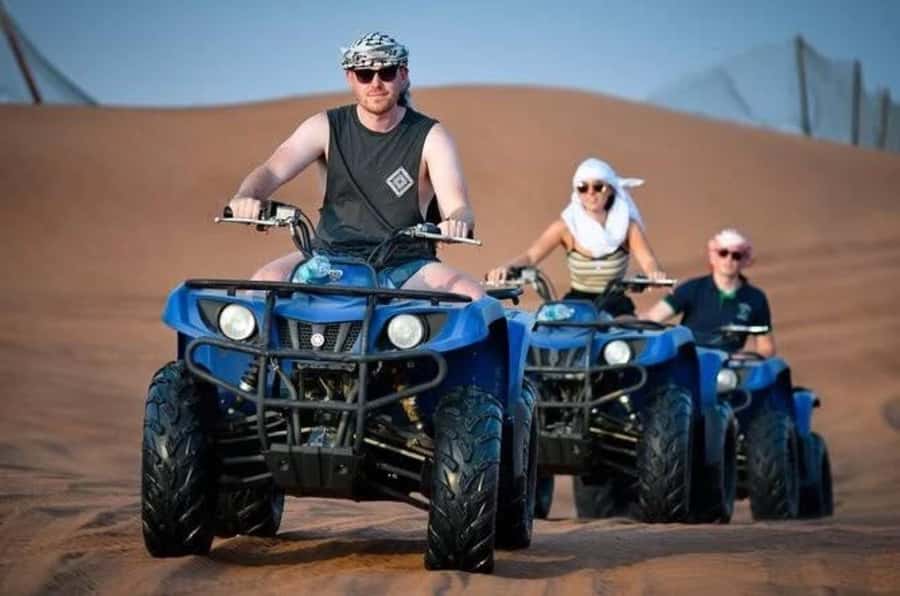 Doha: Desert Safari, Quad Biking, Sand Boarding & Camel Ride - The quad-bike stop: fun, but keep expectations realistic