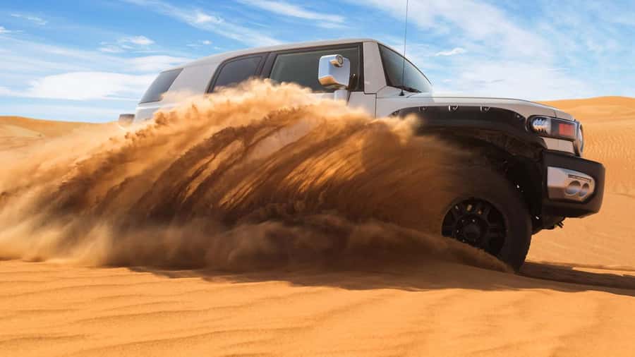 Doha: DesertSafari with Quad Bike, Camel Ride & Sandboarding - A slower stop with camels and Arabic coffee
