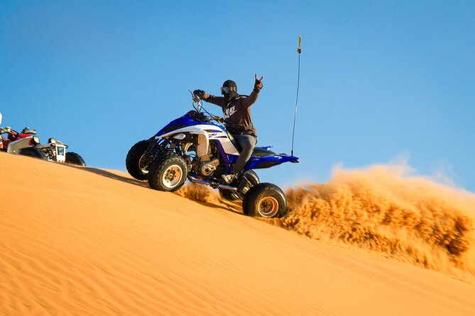 Doha: Quadbike, Dune Bashing, Camel Ride, Inland Sea Visit - Leaving Doha for Sealine Beach
