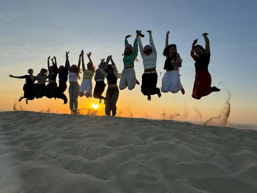 Doha: Sunset Safari, Dune Bashing, Sandboarding & Camel Ride - Getting from Doha to the open desert